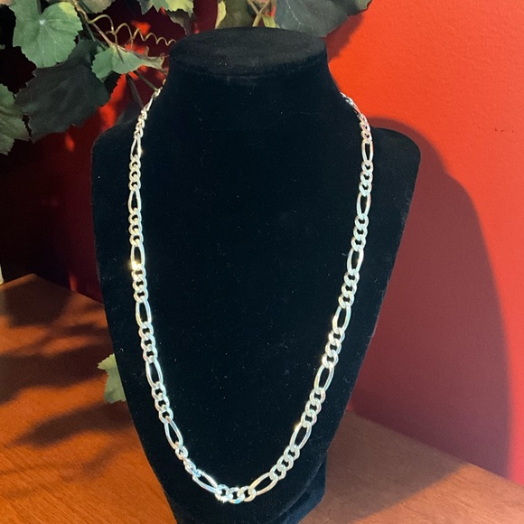 Brand new cigars chain link marked 925 silver - Picture 2 of 3